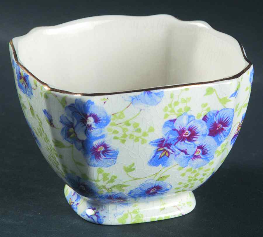 Pansy Open Sugar Bowl by Lord Nelson-1