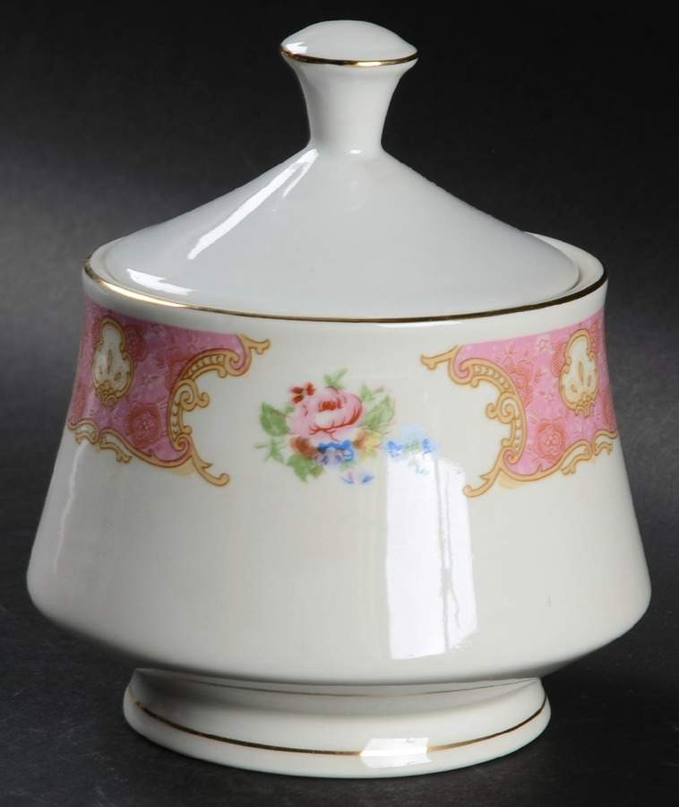 Spring Garden Sugar Bowl & Lid by Lynn's China-1
