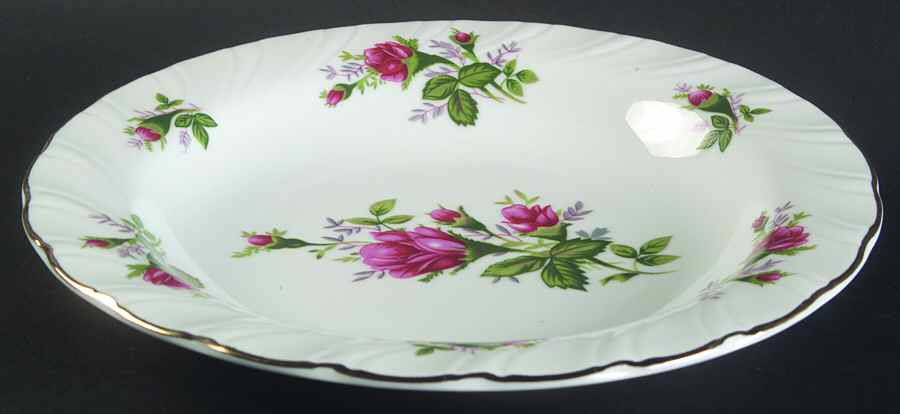 Victorian Rose Large Rim Soup Bowl by Lynn's China-1