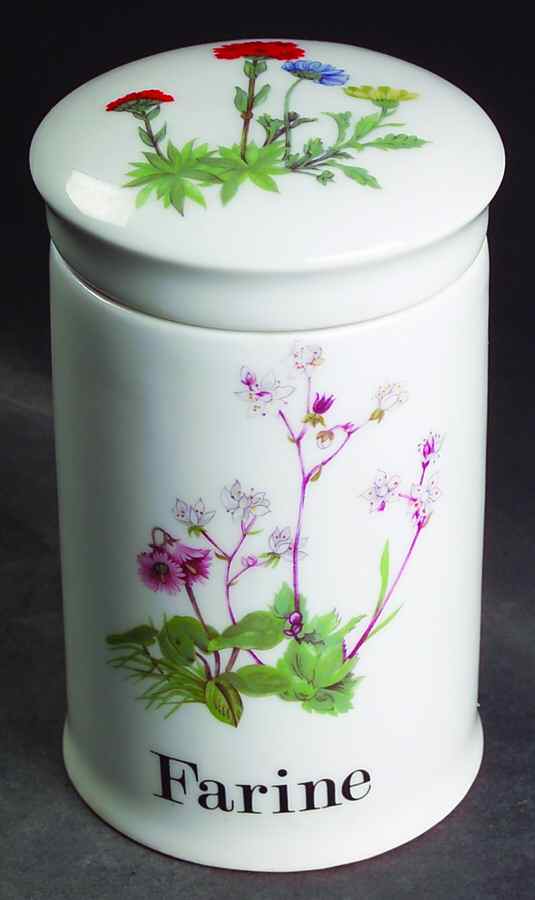 Wild Flower Flour Canister & Lid by Louis Lourioux-1