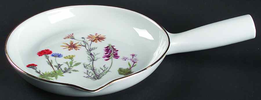 Wild Flower 9" Open Skillet by Louis Lourioux-1