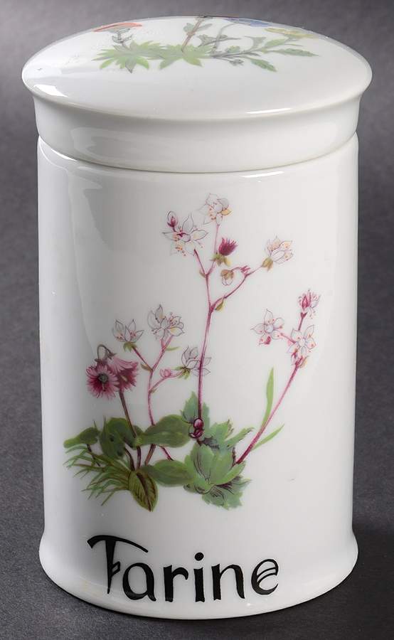 Wild Flower Flour Canister & Lid by Louis Lourioux-1