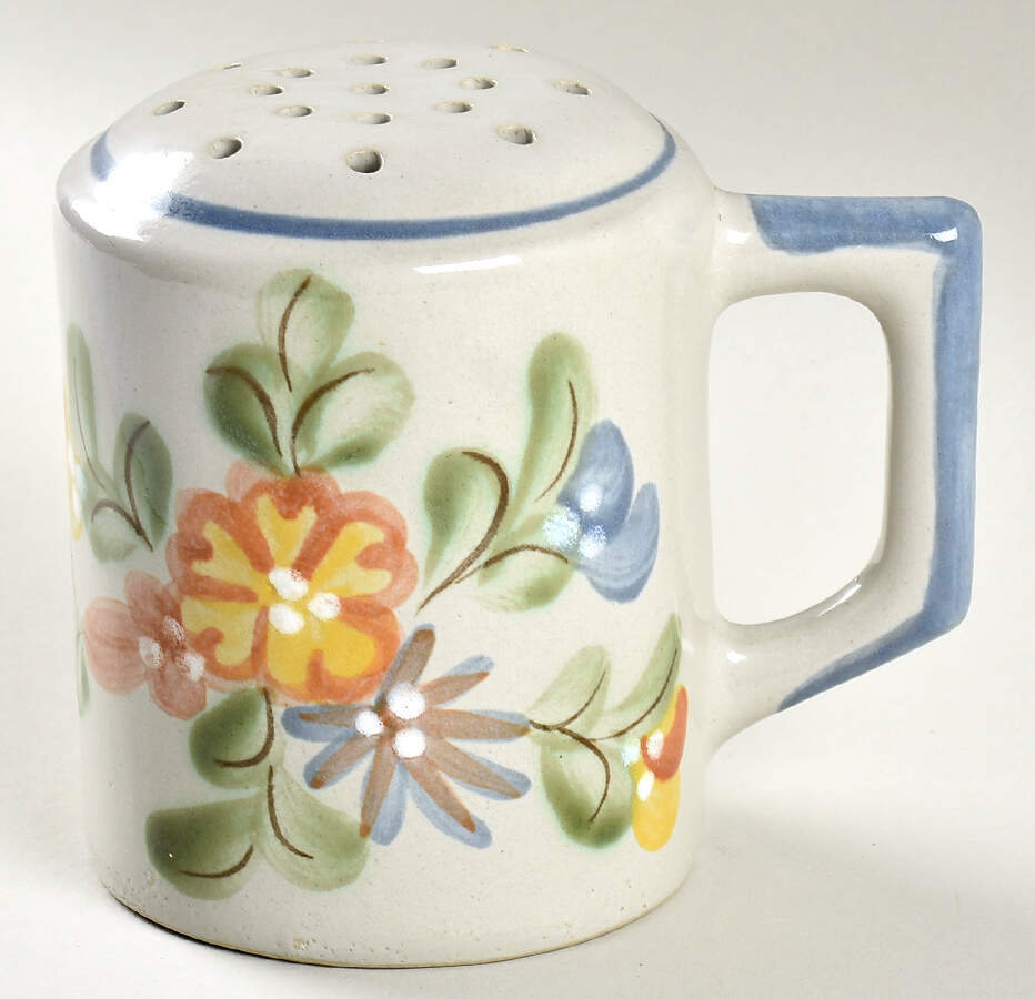 Country Flower Blue Cheese Shaker by Louisville-1