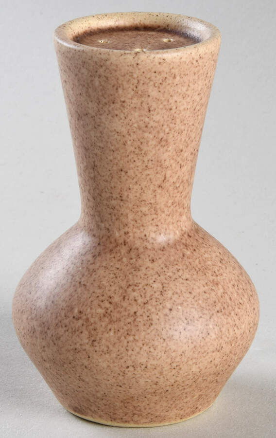 California Cerama Stone Cocoa Pepper Shaker by Laurel (USA)-1