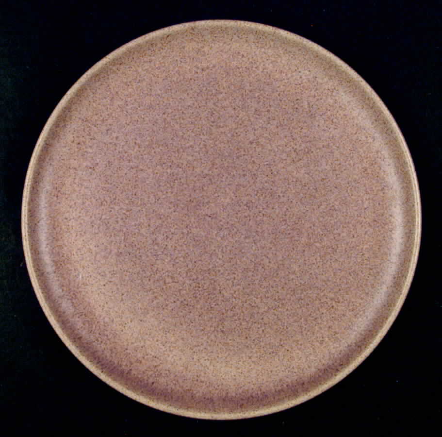 California Cerama Stone Cocoa Dinner Plate by Laurel (USA)-1