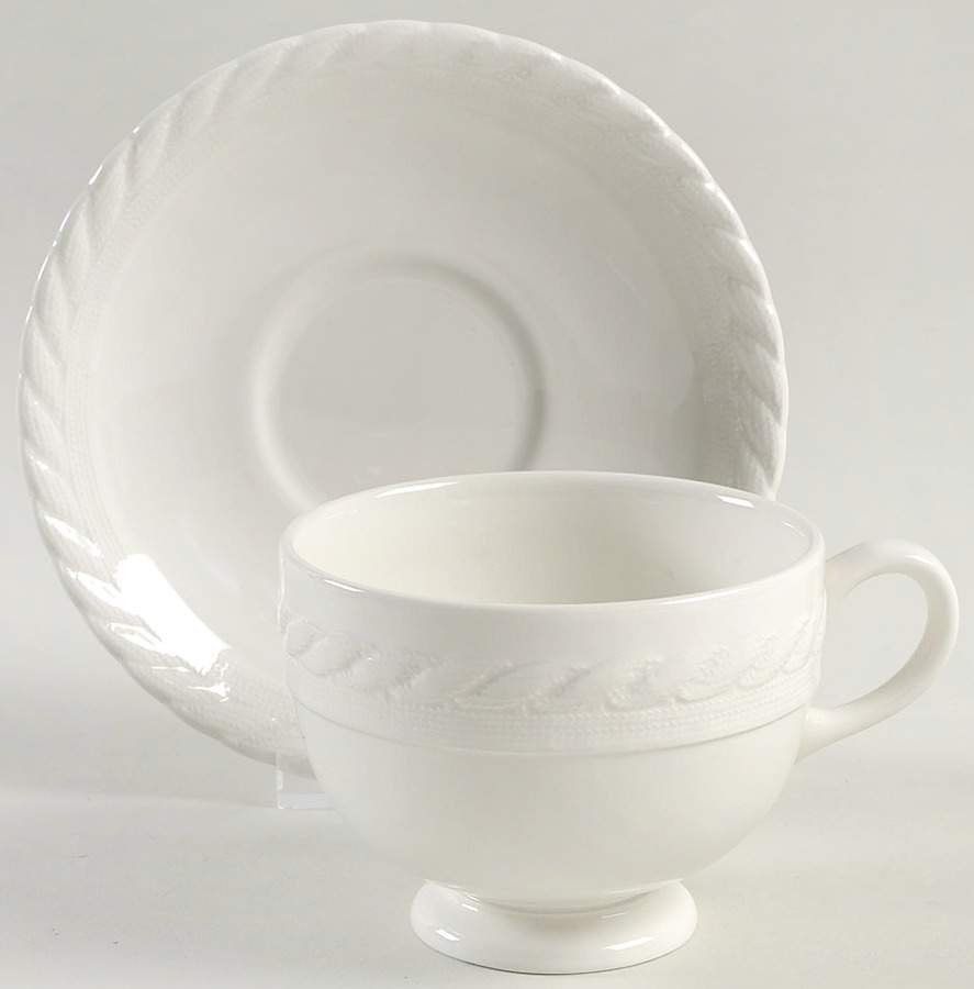 Clearwater Footed Cup & Saucer Set by Ralph Lauren China-1