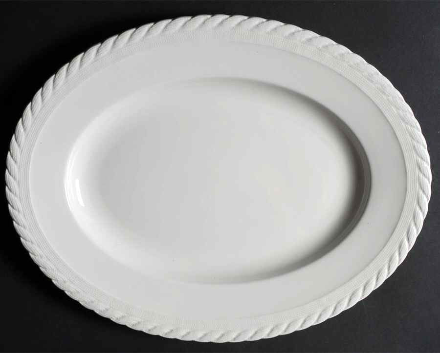 Clearwater 13" Oval Serving Platter by Ralph Lauren China-1