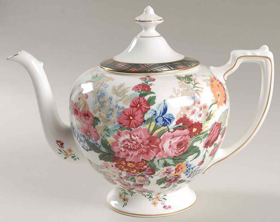 Hampton Floral Teapot & Lid by Ralph Lauren China-1