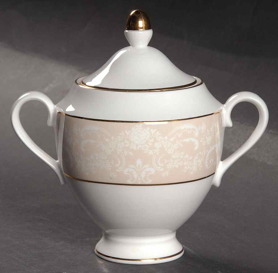 Meredith Sugar Bowl & Lid by Ralph Lauren China-1