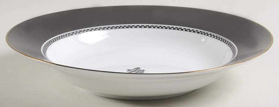 Basketmaker III Large Rim Soup Bowl by LS Collection-1