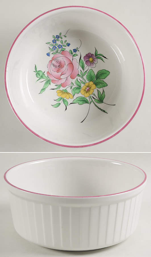 Old Strasbourg (Off White Background) 8" Souffle by Luneville-1