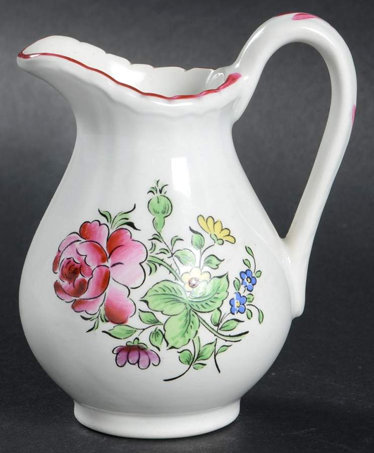 Old Strasbourg (Off White Background) Mini Creamer by Luneville-1