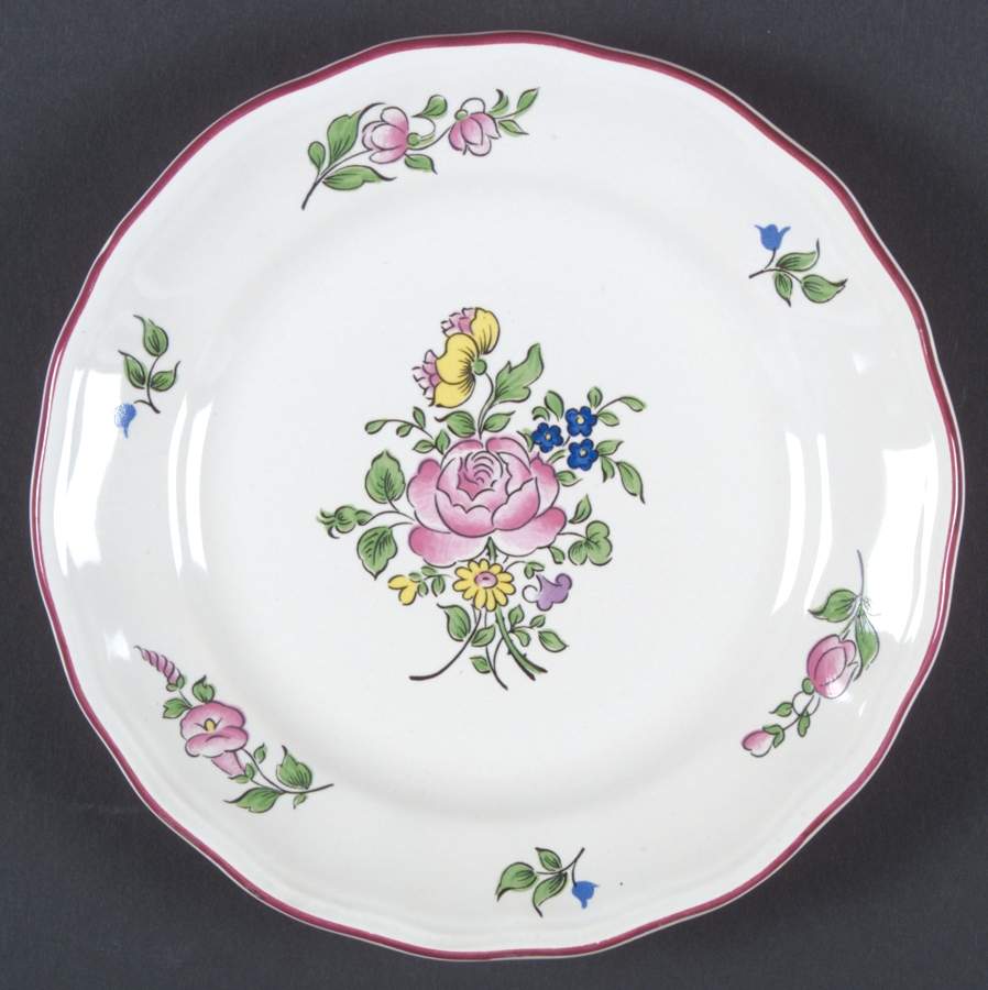 Old Strasbourg (Off White Background) Bread & Butter Plate by Luneville-1