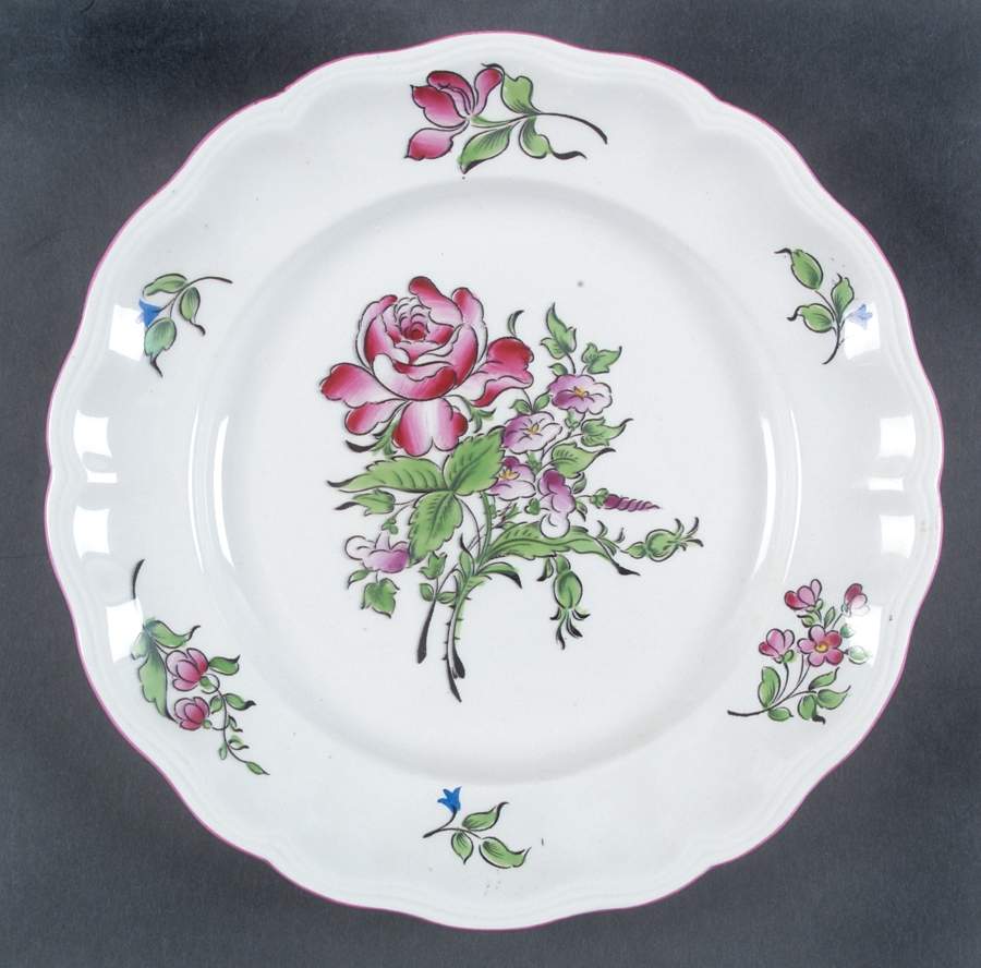 Old Strasbourg (Off White Background) Dinner Plate by Luneville-1