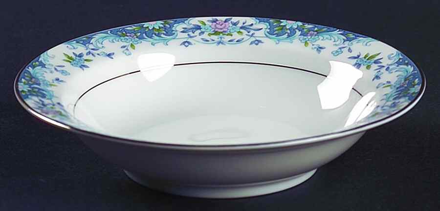 Blue Madeira Rim Fruit/Dessert (Sauce) Bowl by Lynnbrooke-1