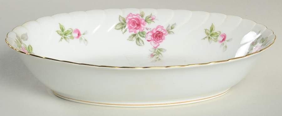 Romance 10" Oval Vegetable Bowl by Lynmore-1