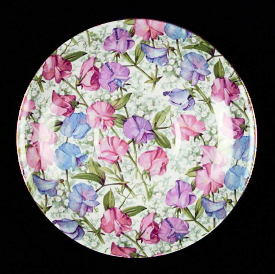 Sweet Pea Saucer by Lord Nelson-1