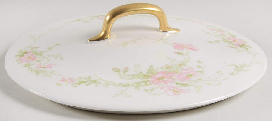 LIO1 Lid for Oval Vegetable by Limoges Florale-1