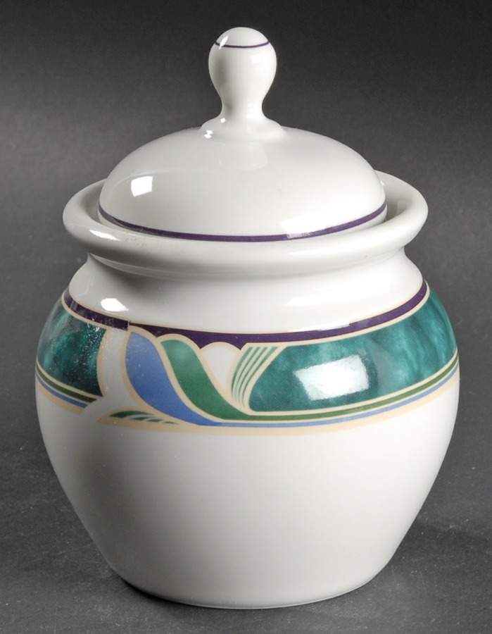 Emerald Bay Sugar Bowl & Lid by Lenox-1