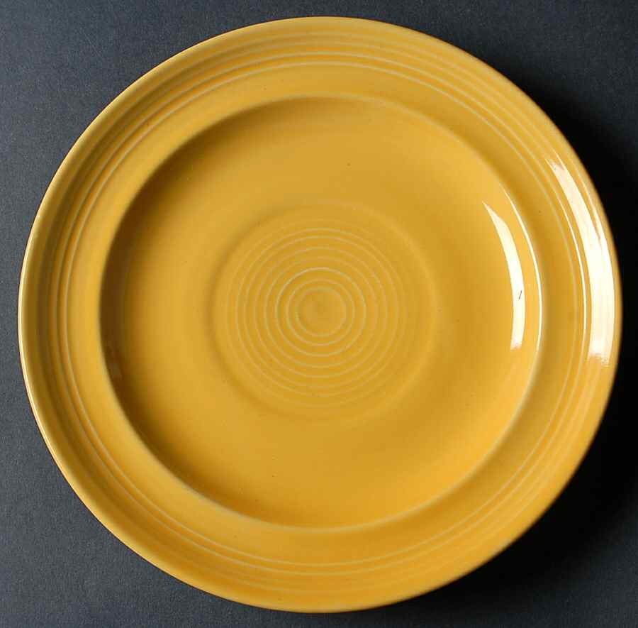 Concentrix Saffron Yellow Salad Plate by Lynn's China-1