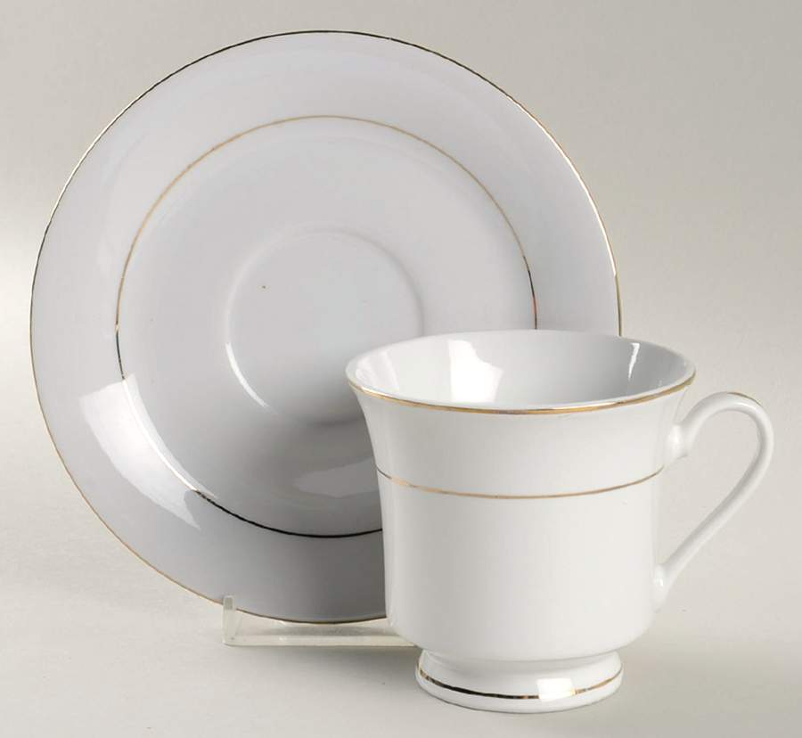 Victoria Footed Cup & Saucer Set by Lynn's China-1