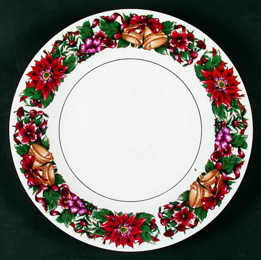 Holiday Cheer Dinner Plate by Lynn's China-1