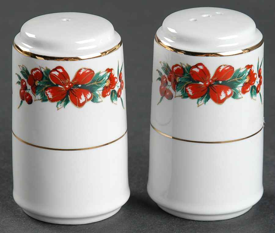 Holiday Cheer Salt & Pepper Set by Lynn's China-1