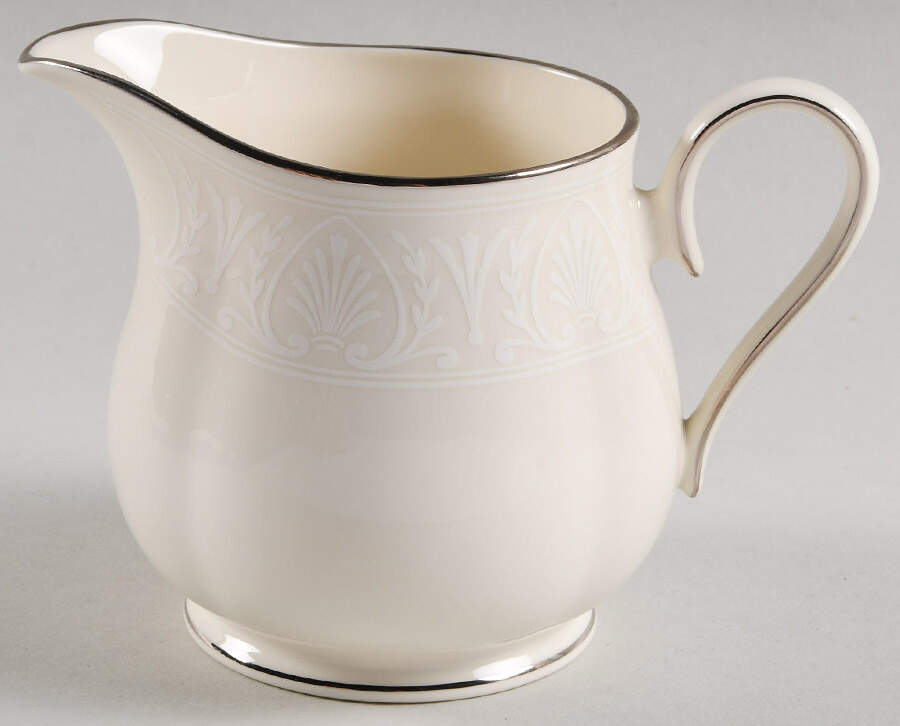 Courtyard Platinum Creamer by Lenox-1