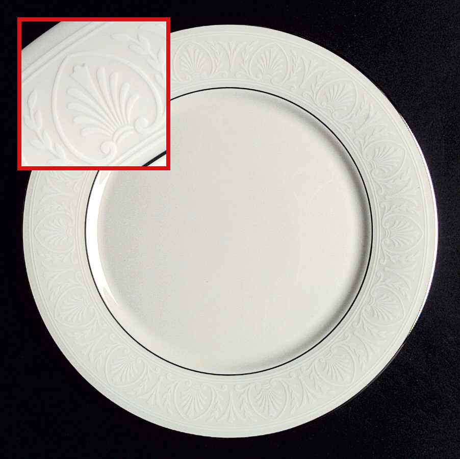 Courtyard Platinum Dinner Plate by Lenox-1