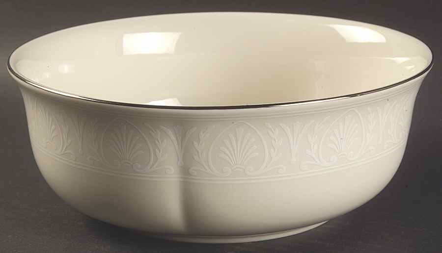 Courtyard Platinum 8" Round Vegetable Bowl by Lenox-1