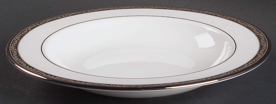 Landmark Platinum 9" Soup/Pasta Bowl by Lenox-1