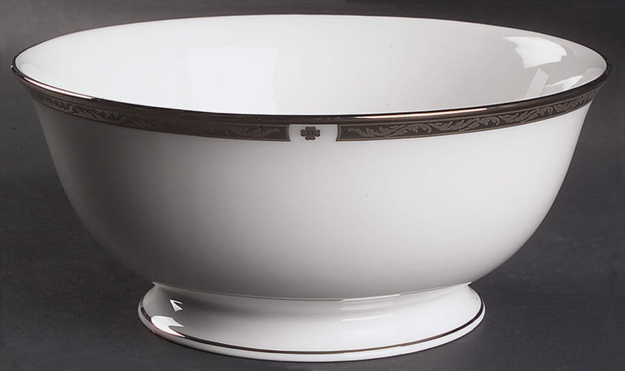 Landmark Platinum 8" Round Vegetable Bowl by Lenox-1