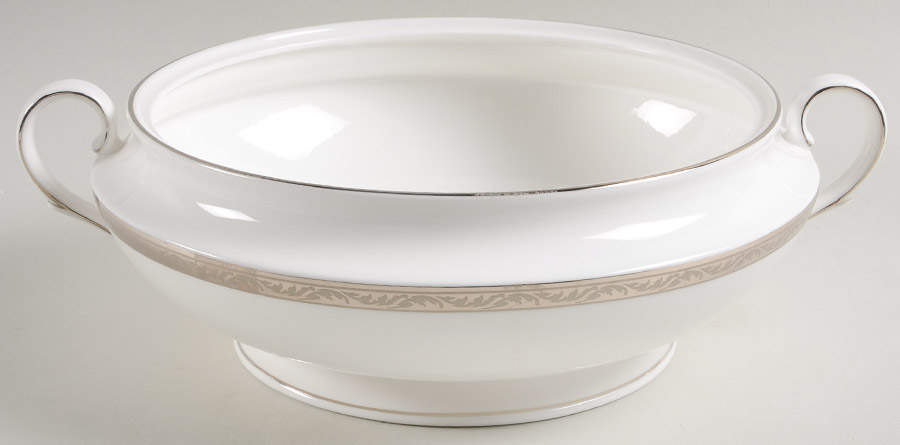 Landmark Platinum Round Vegetable No Lid by Lenox-1
