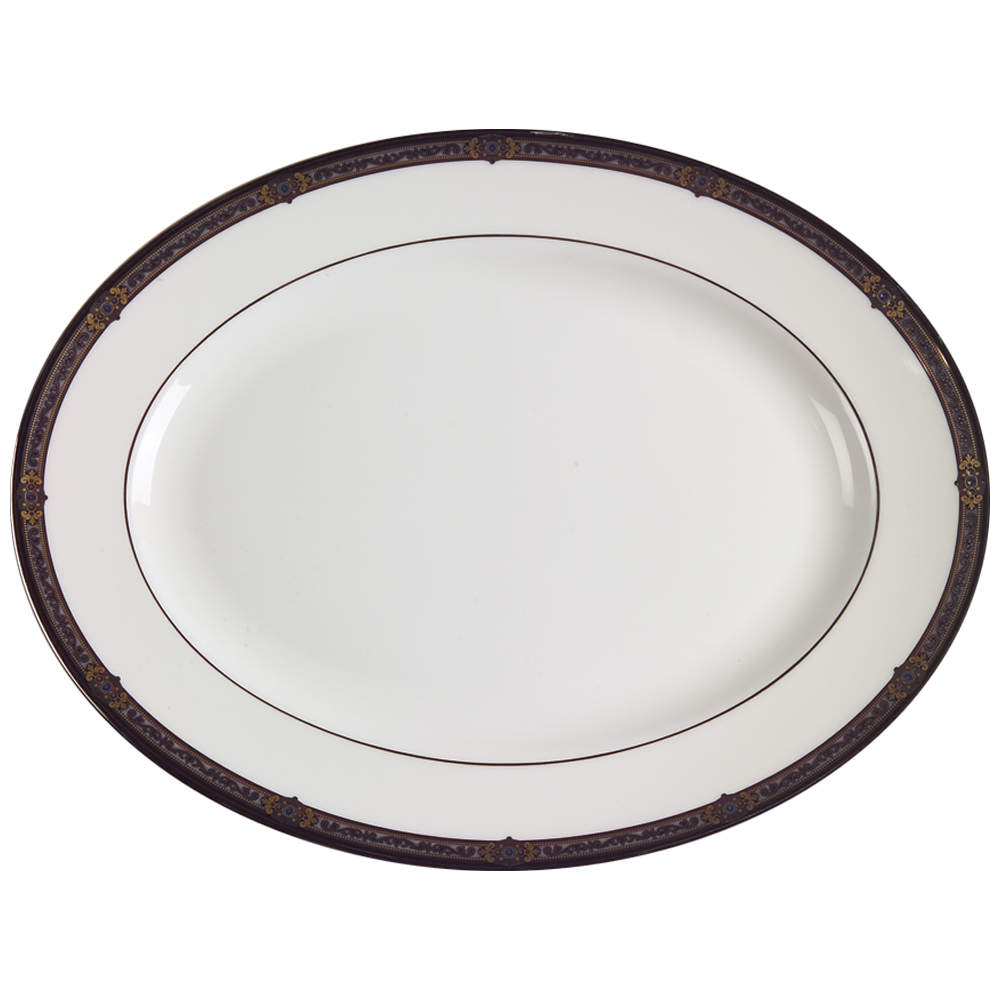 Vintage Jewel 13" Oval Serving Platter by Lenox-1