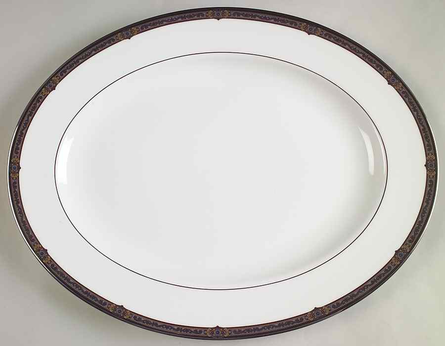 Vintage Jewel 16" Oval Serving Platter by Lenox-1