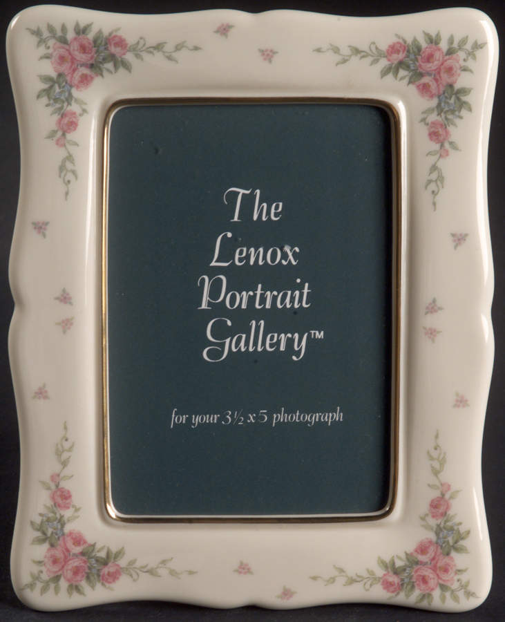 Petite Rose Frame Holds 3 1/2" X 5" by Lenox-1