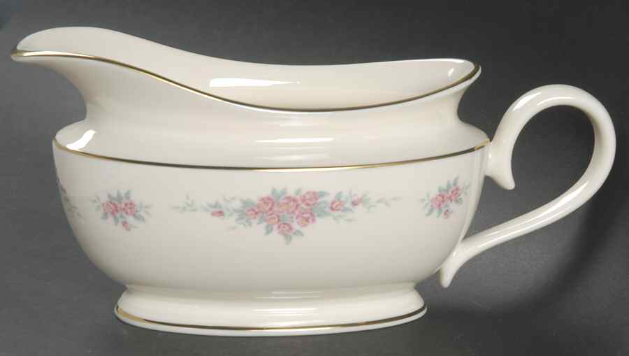 Petite Rose 1999 Shape Gravy Boat by Lenox-1
