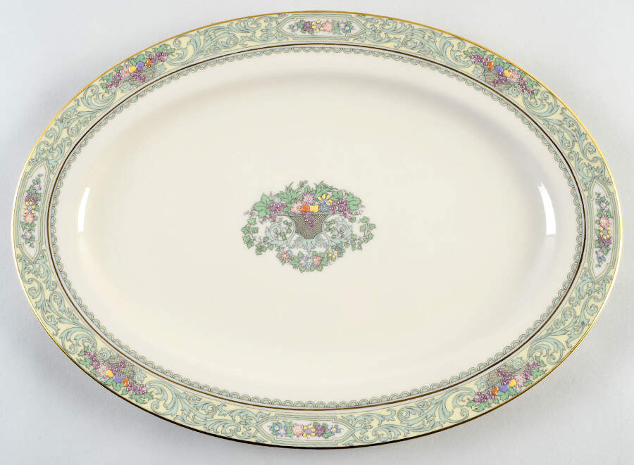 Spring Bounty 16" Oval Serving Platter by Lenox-1