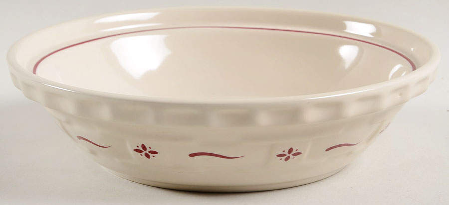 Woven Traditions Red 7" Pie Baking Plate by Longaberger-1