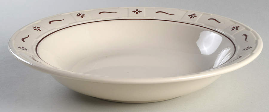 Woven Traditions Red 12" Large Salad Serving Bowl by Longaberger-1