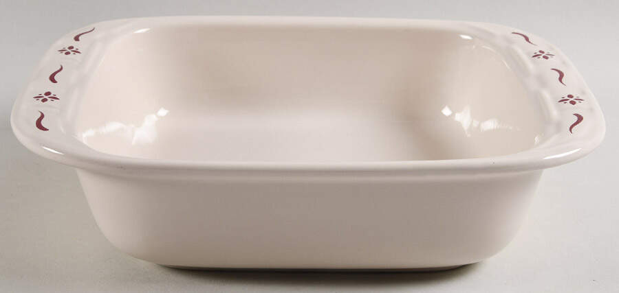 Woven Traditions Red 11" Rectangular Baker by Longaberger-1