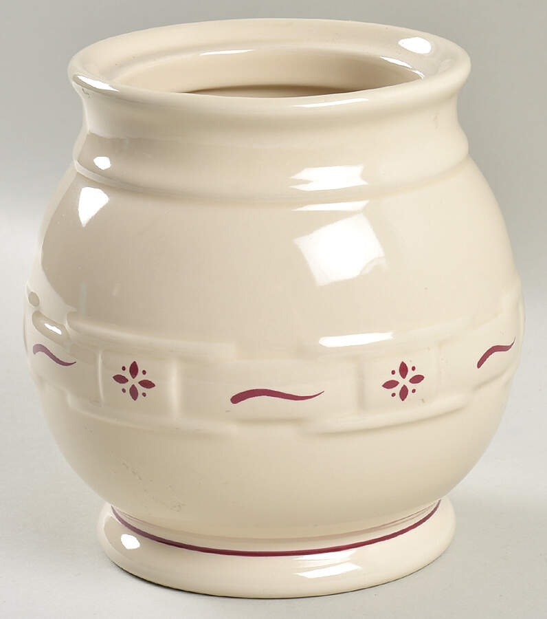 Woven Traditions Red Small Canister No Lid by Longaberger-1