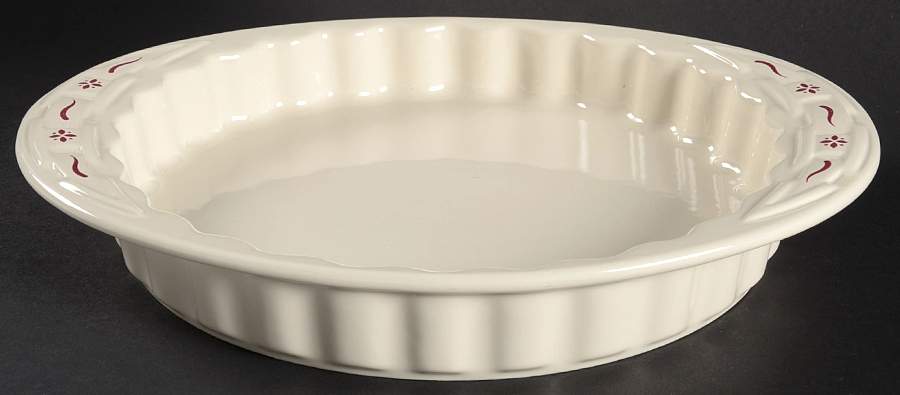 Woven Traditions Red 11'' Quiche by Longaberger-1