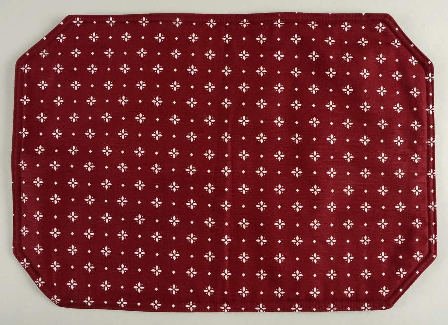 Woven Traditions Red Cloth Placemat by Longaberger-1