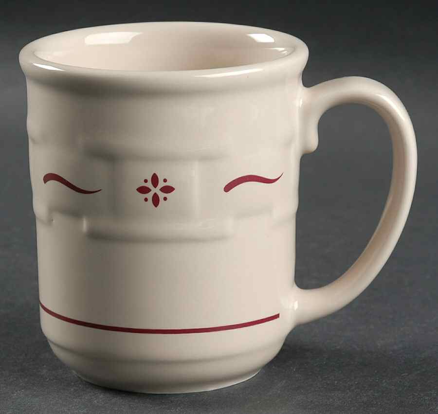 Woven Traditions Red Mug by Longaberger-1