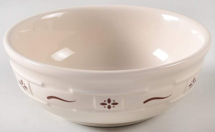 Woven Traditions Red Coupe Cereal Bowl by Longaberger-1