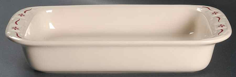 Woven Traditions Red 13"  Rectangular Baker by Longaberger-1