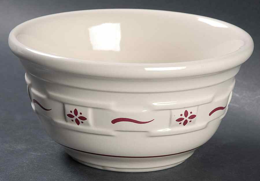 Woven Traditions Red 6" Mixing Bowl by Longaberger-1
