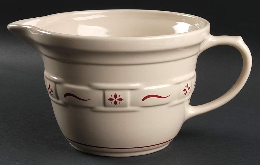 Woven Traditions Red Batter Bowl by Longaberger-1