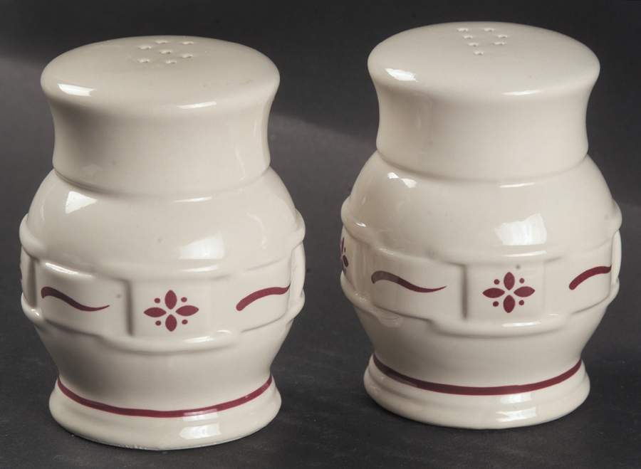 Woven Traditions Red Salt & Pepper Set by Longaberger-1